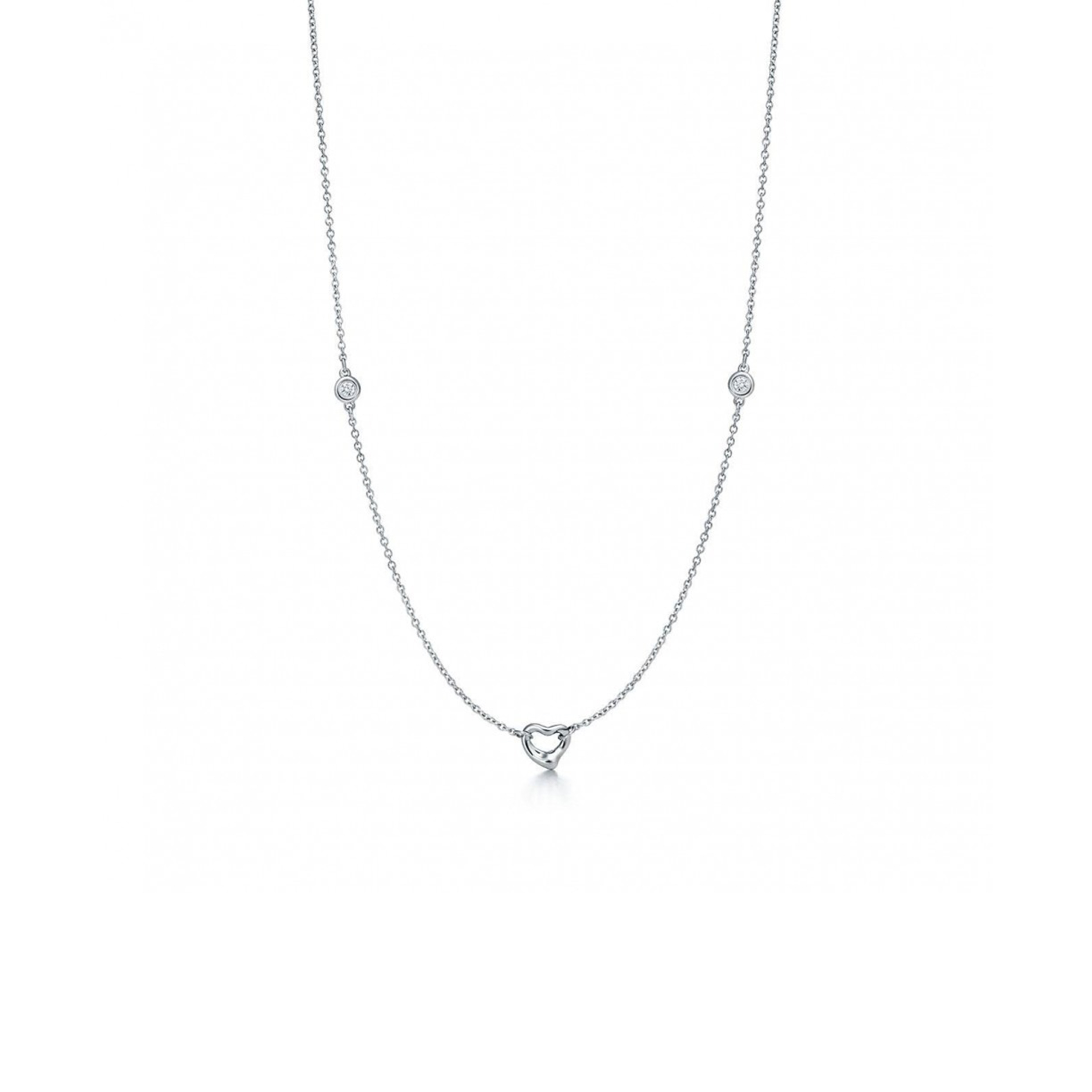 TIFFANY ELSA PERETTI® DIAMONDS BY THE YARD® OPEN HEART NECKLACE 60149873